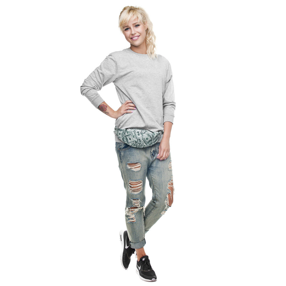 Bodypack 3D digital printing sports storage messenger bag