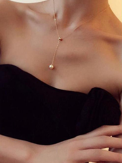 Adjustable Single Bead Necklace Accessories