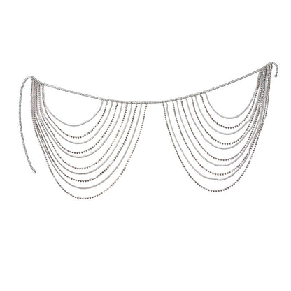 Simple geometry water drill multi-layer fringe body chain