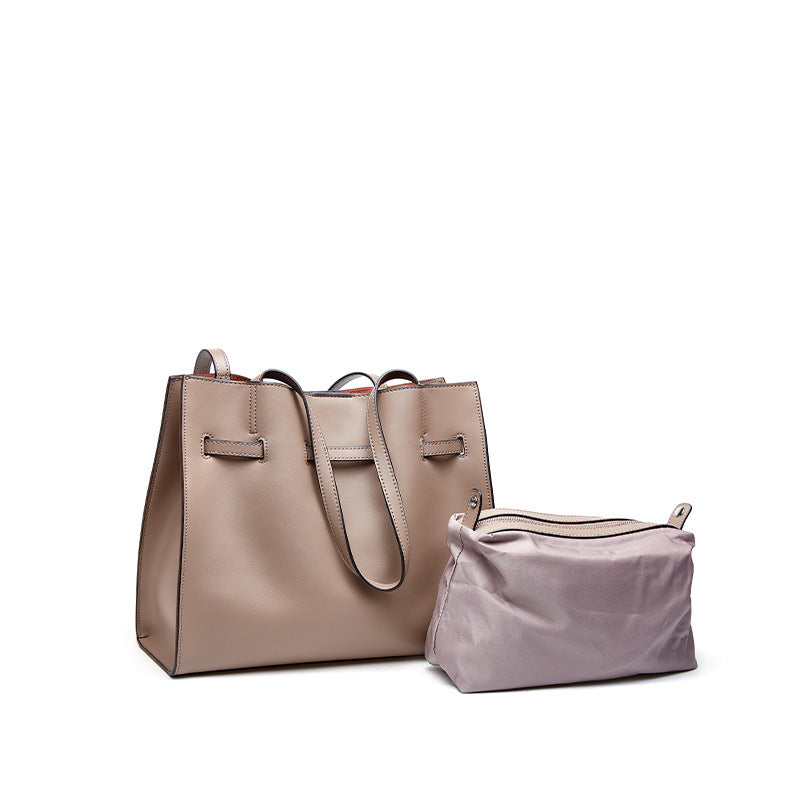 Chaobai handbag simple fashion large capacity sub-bag