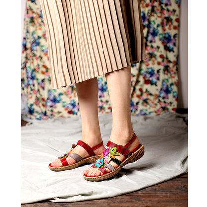 hand-made ultra-soft ultra-comfortable flat shoe