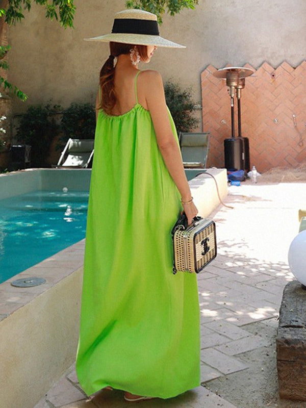 Loose Comfortable Long Slip Dress