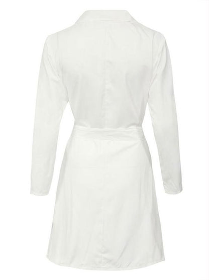 Double Breasted Long Sleeve Blazer Dress