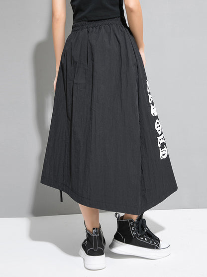 CASUAL A-LINE CROPPED SKIRTS