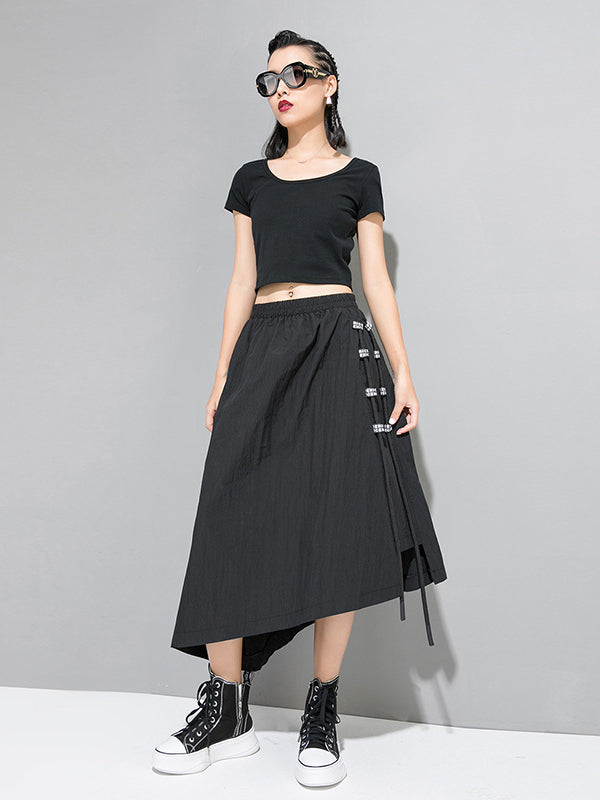 CASUAL A-LINE CROPPED SKIRTS