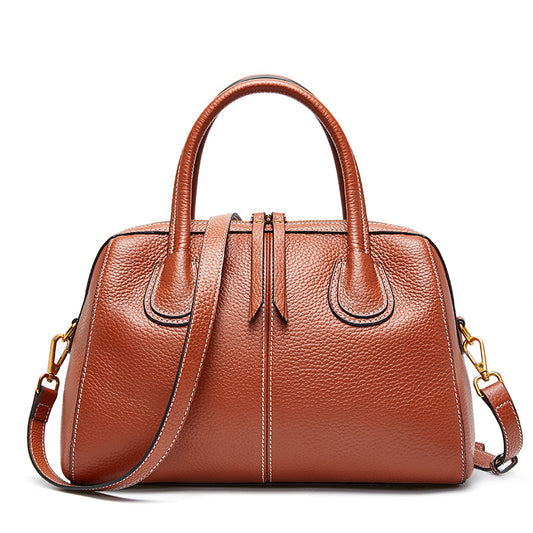 Boston leather women's pillow handbag cross bag