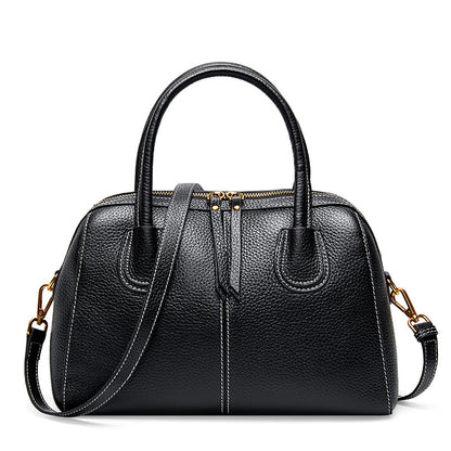 Boston leather women's pillow handbag cross bag