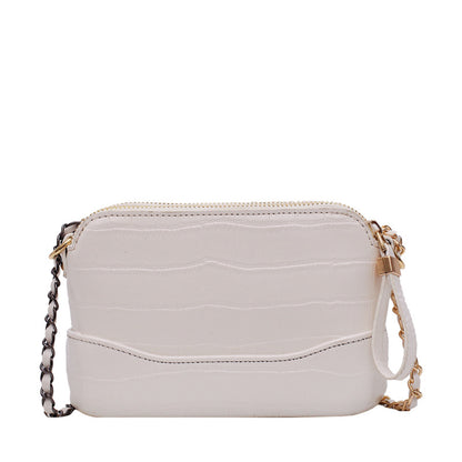 Vintage stone chain shoulder bag