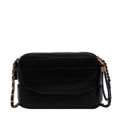 Vintage stone chain shoulder bag