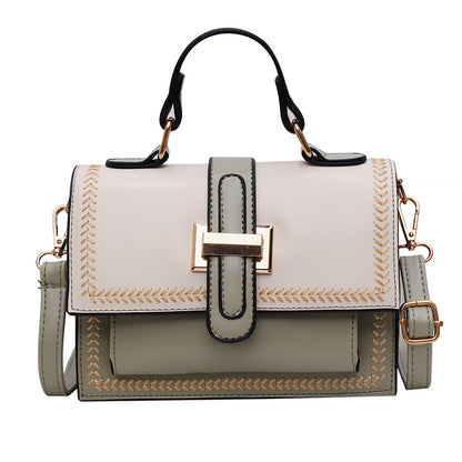 Vintage square bag one-shoulder slant bag