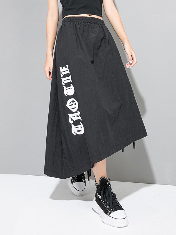 CASUAL A-LINE CROPPED SKIRTS