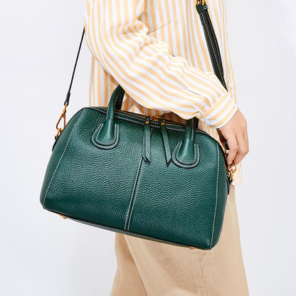 Boston leather women's pillow handbag cross bag
