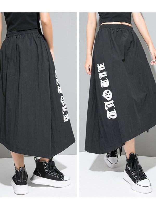 CASUAL A-LINE CROPPED SKIRTS