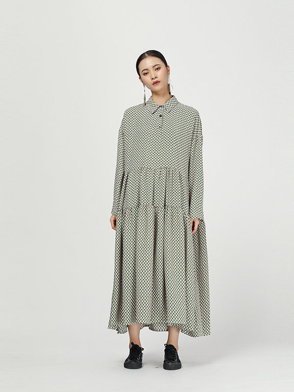 NEW CASUAL FLORAL SHIRT DRESS