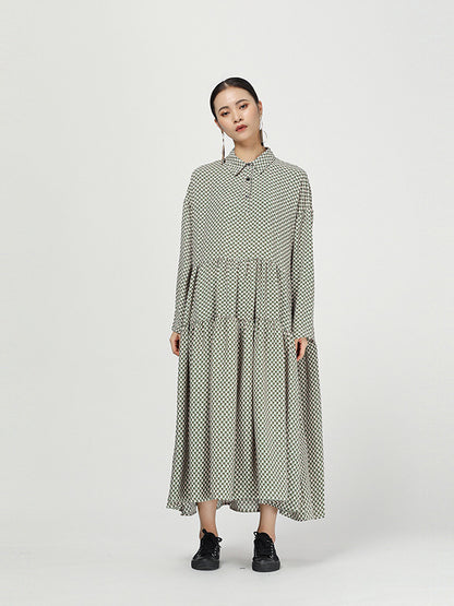 NEW CASUAL FLORAL SHIRT DRESS