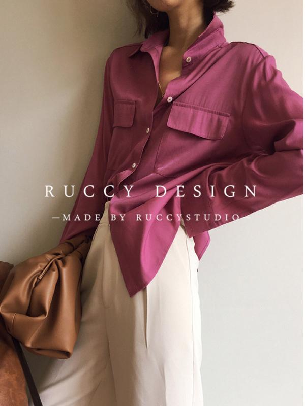 CASUAL SOFT PURE COLOR SHIRT