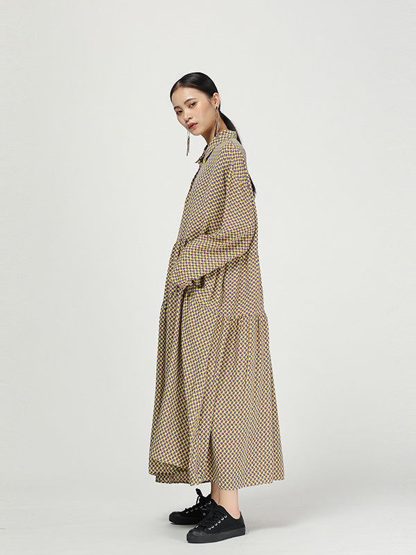 NEW CASUAL FLORAL SHIRT DRESS