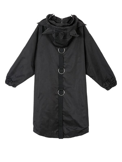 LOOSE LOVELY HOODED OUTWEAR