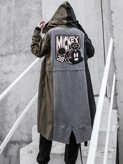 Vintage Split-joint Multi-pocket Outwears