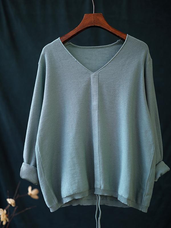 CASUAL LIGHT KNITTING TOPS