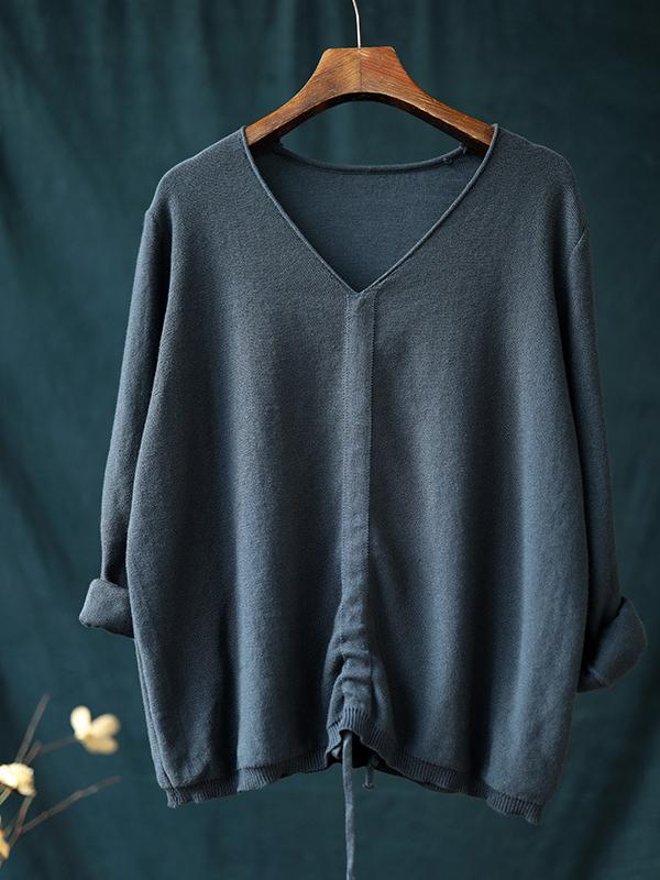 CASUAL LIGHT KNITTING TOPS