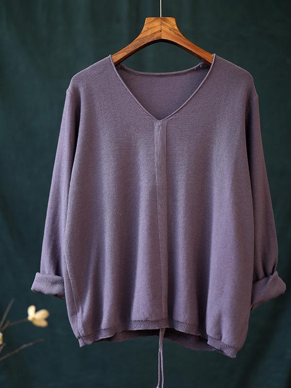 CASUAL LIGHT KNITTING TOPS