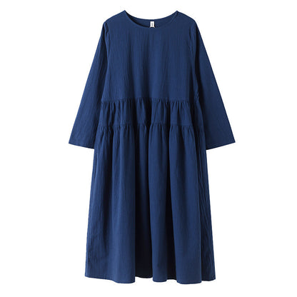 Casual Cotton Simple Long Dress