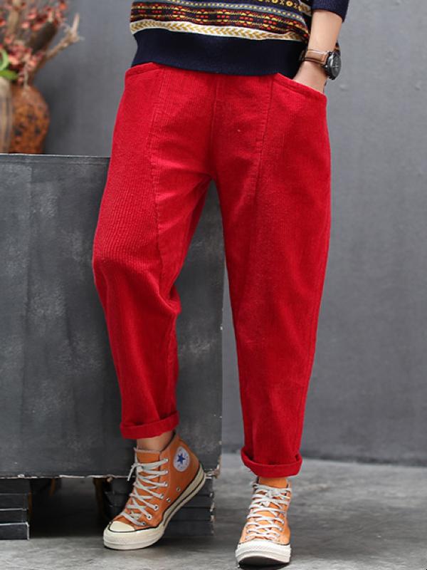 RETRO LOOSE COMFORTABLE HAREM PANTS