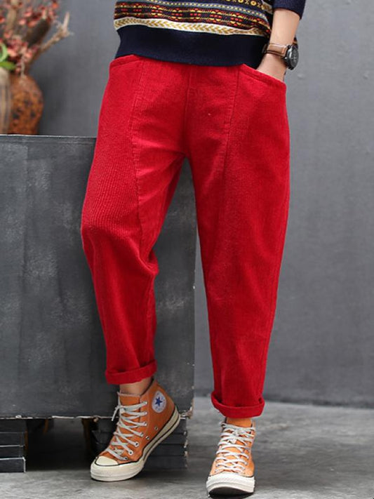 RETRO LOOSE COMFORTABLE HAREM PANTS
