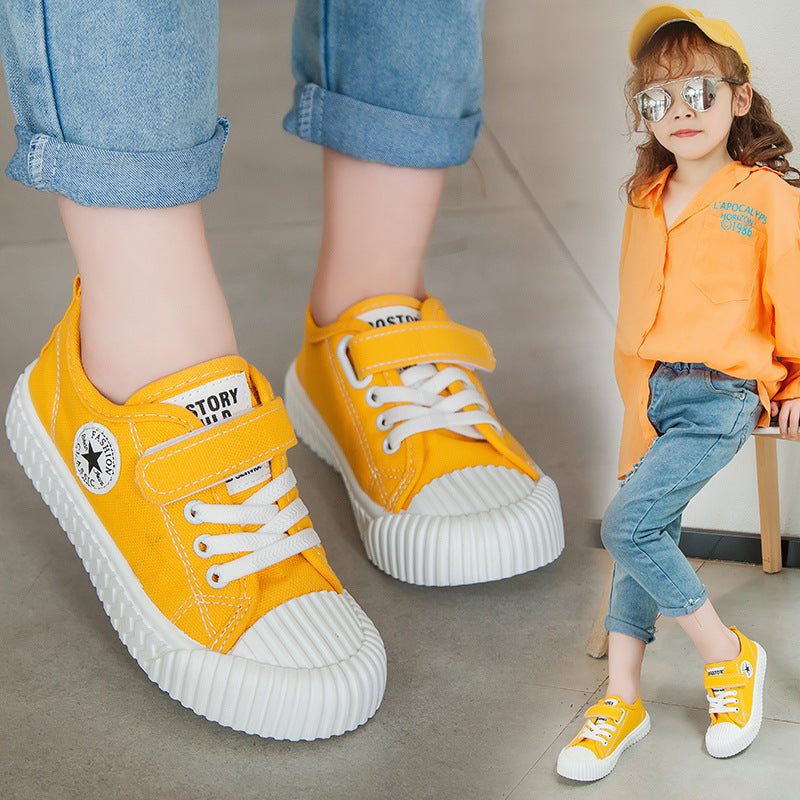 Children's casual shoes canvas shoes