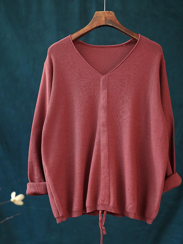 CASUAL LIGHT KNITTING TOPS