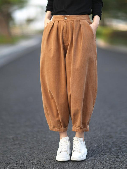 LOOSE WIDE-LEG BLOOMERS