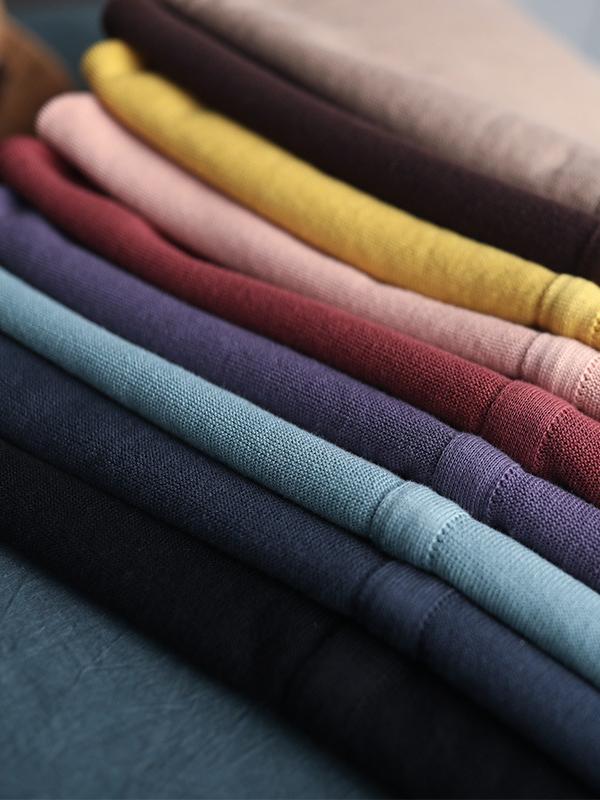 CASUAL LIGHT KNITTING TOPS