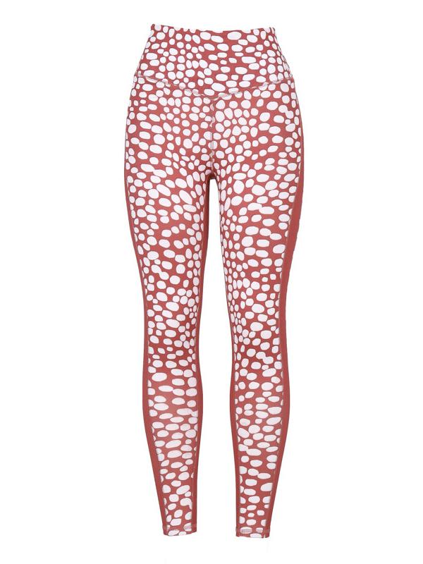 Polka-dot Printed Tank&Leggings Sports Suits