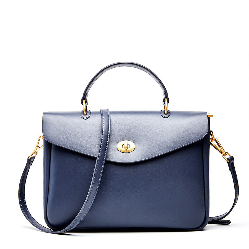stylish and simple with one shoulder slant satchel
