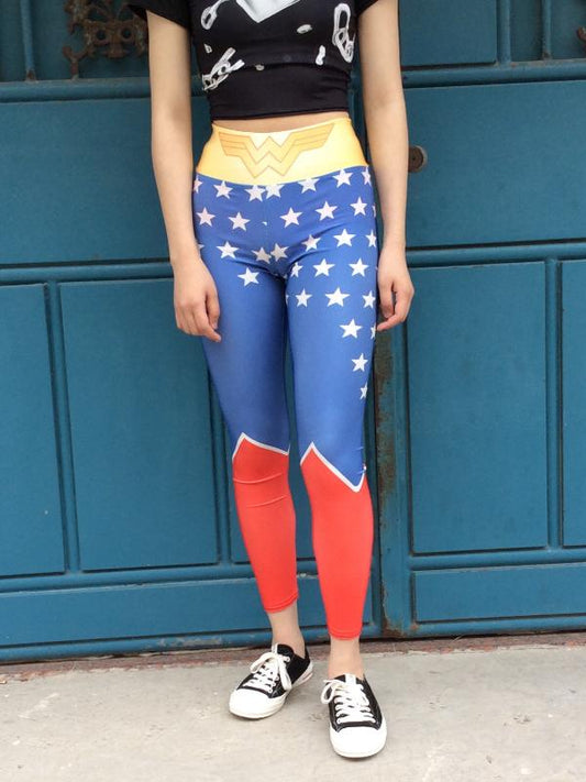 Star Printed Elasticity Leggings
