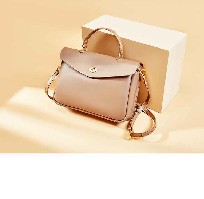 stylish and simple with one shoulder slant satchel