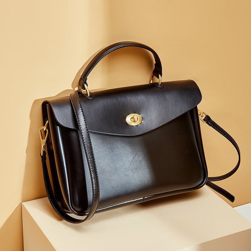stylish and simple with one shoulder slant satchel
