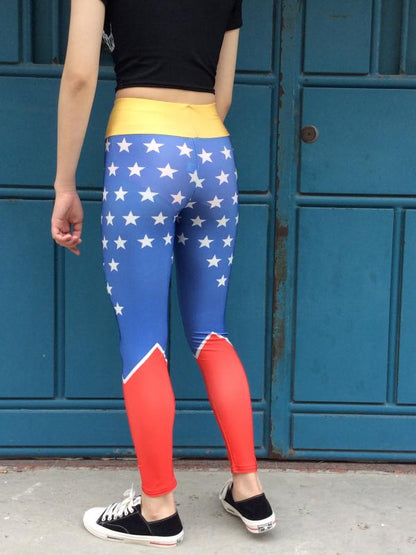 Star Printed Elasticity Leggings