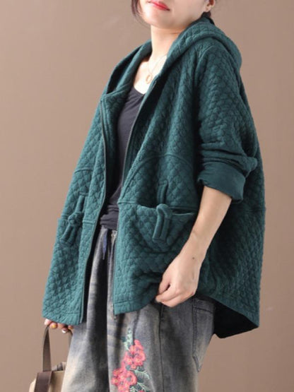 CASUAL A-LINE HOODED OUTWEAR - Zebrant