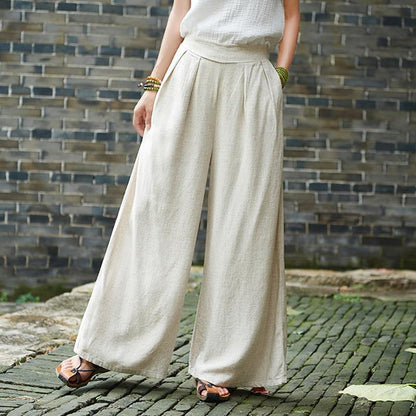 Casual Yoga Style Wide Leg Pants