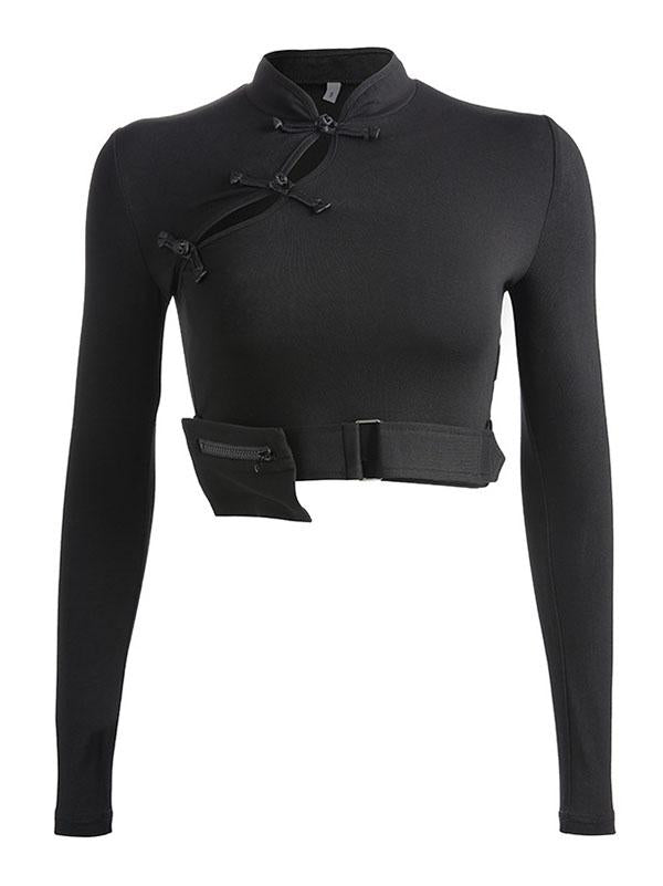 Personality Vintage Bodycon T-Shirts Tops