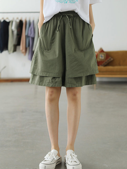 Original Irregularity Wide Leg Shorts