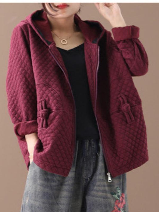 CASUAL A-LINE HOODED OUTWEAR - Zebrant