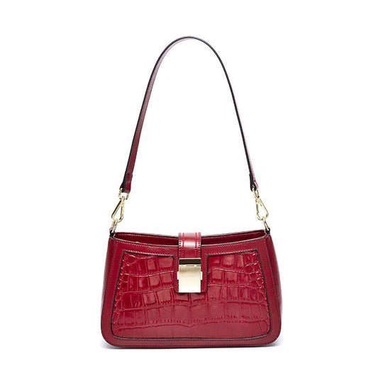 Cowskin Crocodile Handbag