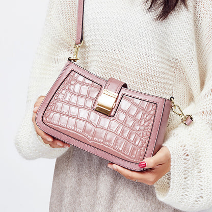 Cowskin Crocodile Handbag