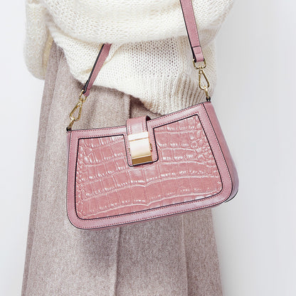 Cowskin Crocodile Handbag