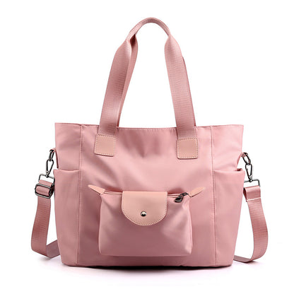 Korean version of fashionable, simple and versatile portable cross bag 2019 new waterproof oxford nylon cloth large capacity shoulder bag