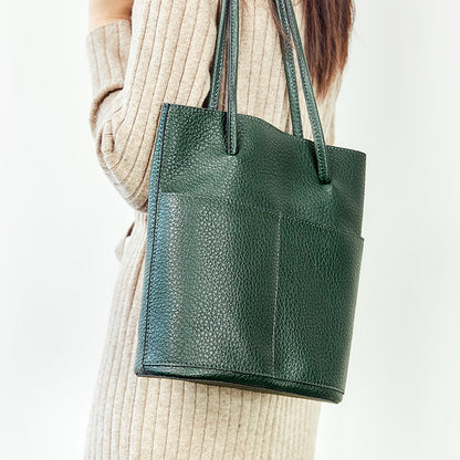 cowhide fashion single-shoulder bag