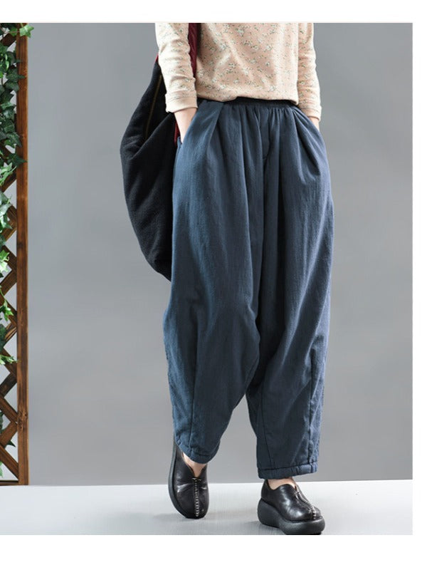 VINTAGE PADDED PLAIN BLOOMERS PANTS